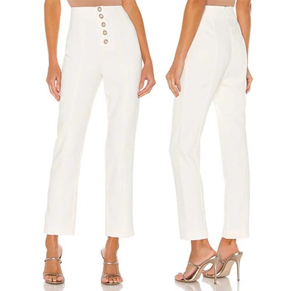 Lovers + Friends Pants - Lovers + Friends Metropolis Pant White Medium NWT